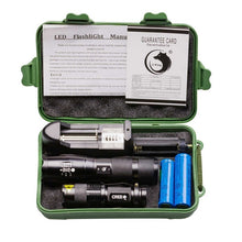 U'King® 2Pcs Outdoor LED Tactical Flashlight ,CREE 5000LM XML-T6 A100 G700 Ultra Bright Focus Zoom Torch Lamp Bicycle Light With - 4D's T&D Inc