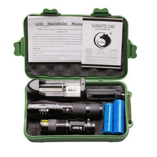 U'King® 2Pcs Outdoor LED Tactical Flashlight ,CREE 5000LM XML-T6 A100 G700 Ultra Bright Focus Zoom Torch Lamp Bicycle Light With - 4D's T&D Inc