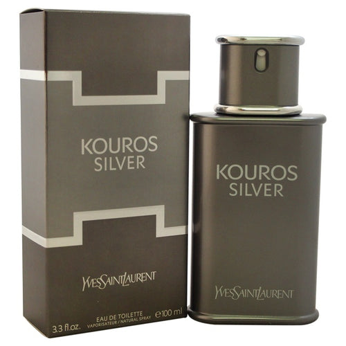 Kouros Silver by Yves Saint Laurent for Men - 3.3 oz EDT Spray (Size: 3.3 oz) - 4D's T&D Inc