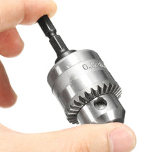 Tool Adopter 0.6-6mm 1.5-13mm Hex Shank Driver Chuck Drill Bit Converter Plug Quick Change Clamp 3/8inch 24UNF with 1/4" SDS Adapter Converter - 4DS-164DCA - 4D's T&D Inc