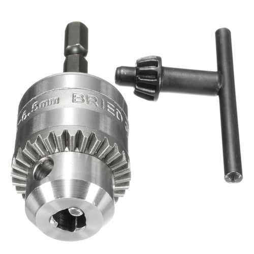 Tool Adopter 0.6-6mm 1.5-13mm Hex Shank Driver Chuck Drill Bit Converter Plug Quick Change Clamp 3/8inch 24UNF with 1/4