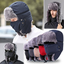 Men Women Winter Ushanka Trapper Aviator Earflap Ski Hats With Mask Cap Hood Winter headWear headgear 4DS-188MCH - 4D'S T&D Inc - 4D's T&D Inc
