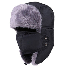 Men Women Winter Ushanka Trapper Aviator Earflap Ski Hats With Mask Cap Hood Winter headWear headgear 4DS-188MCH - 4D'S T&D Inc - 4D's T&D Inc