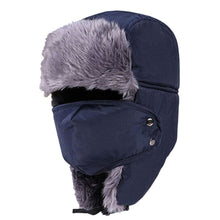 Men Women Winter Ushanka Trapper Aviator Earflap Ski Hats With Mask Cap Hood Winter headWear headgear 4DS-188MCH - 4D'S T&D Inc - 4D's T&D Inc