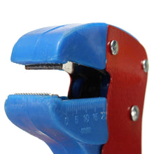 Automatic Wire Stripper with ease using this handy wire cutter tool. Good gift for a home owner. (Color: Red & Blue) - 4D's T&D Inc