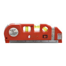 Practical Multi-funtion High Density Laser Levelling Instrument with Steel Ruller Cross Straight Line Laser Level Aligner (Color - 4D's T&D Inc