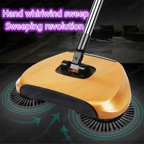 New Lazy Household Cleaning Without Electricity Automatic Hand Push Sweeper Broom Magic Broom Dustpan Combination Package 4DS-192AHS - 4D's T&D Inc