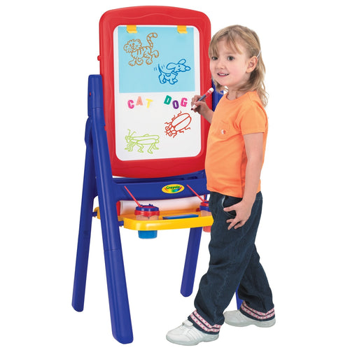 Crayola Children's Qwik Flip 2-sided Easel (Color: Purple) - 4D's T&D Inc