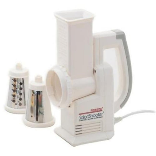 Salad Shooter Electric Slicer/Shredder Nut Chopper Cheese Grater also Fruits Vegetables Get The Presto 02910 - 4D's T&D Inc