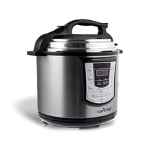 NutriChef PKPRC22 Digital Electronic Pressure Cooker + Slow Cooker (Size: 6-9 Quarts, Color: Steel Gray) - 4D's T&D Inc