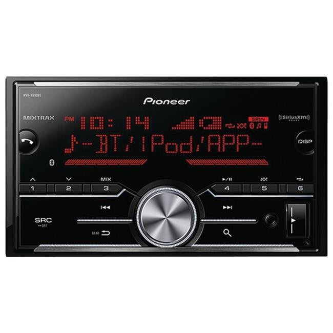 Pioneer MVH-X690BS Double-DIN In-Dash Digital Media Receiver with Bluetooth , Mixtrax & SiriusXM Ready - Black - 4D's T&D Inc