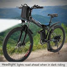 Folding Mountain Bike 36V Electric Snow Bike 7 modes fly-wheel Ebike w/Phone 4DS-165ESB - 4D's T&D Inc