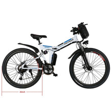 Folding Mountain Bike 36V Electric Snow Bike 7 modes fly-wheel Ebike w/Phone 4DS-165ESB - 4D's T&D Inc