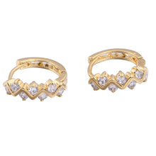 Earrings 1 Pair Girls Women Rhinestone Earrings Ear Hook Stud Jewelry - 4D's T&D Inc