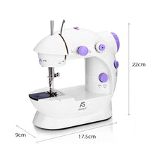 Mini Portable Heavy Duty Electric Sewing Machine 2 Speed Adjustable Home Household Desktop with Led Light - EU US UK Plug - Gif - 4DS-179PSM - 4D's T&D Inc