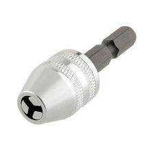 1/4" 6mm Rotary Tools Hex Shank Quick Change Tool Adapter Converter Keyless Drill Chuck - 4D's T&D Inc