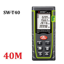 Laser Meter Distance 40M 60M 80M 100M Rangefinder Digital Laser Tape Range Finder Trena Ruler Build Measure Roulette Tool - 4D's T&D Inc