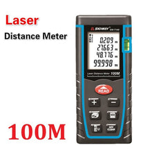 Laser Meter Distance 40M 60M 80M 100M Rangefinder Digital Laser Tape Range Finder Trena Ruler Build Measure Roulette Tool - 4D's T&D Inc