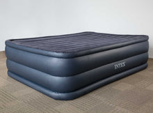 Intex Queen Raised Downy Inflatable Indoor Air Mattress Bed with Built-In Pump - 4DS-160ABM - 4D's T&D Inc