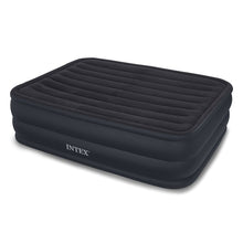 Intex Queen Raised Downy Inflatable Indoor Air Mattress Bed with Built-In Pump - 4DS-160ABM - 4D's T&D Inc