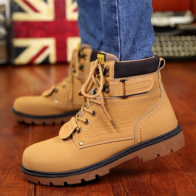 Boots 2017 Fashion Men Casual Winter Martin Boots Footwear men Shoes - 4DS-164MWB - 4D's T&D Inc