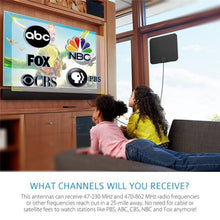 Bargain Deal HDTV Digital TV Amplified 10 Feet Cable Indoor Antenna 25 Miles Long Range for Signal Enhancement - 4D's T&D Inc