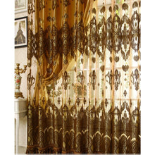 Fashion window Curtain Quality burnt-out fashion modern sheer curtains with blackout lining for windows - 4D's T&D Inc