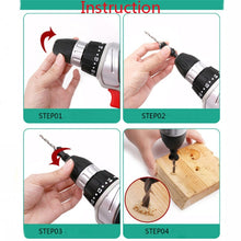 MA 5PCS 6# 8# 10# 12# 1/4 Hex Quick Change Shank Countersink Tapered Drill Bits Cone Reaming Drill Bit Set Wood Woodworking Tool - 4D's T&D Inc