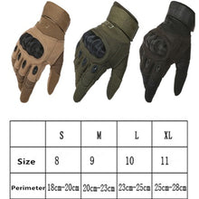 Two Pairs Gloves Hard Military Knuckle Tactical Gloves Motorbike Motorcycle ATV Riding Army Combat Full Finger Gloves for Men - 4D's T&D Inc