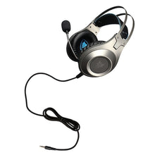 Headphones NUBWO N2 Stereo Gaming Headset Gamer Casque with Microphone for Computer (Black Silver USB/3.5mm Port) Game - 4D's T&D Inc