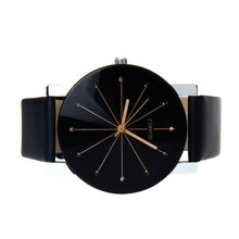 1 Pair Men and Women Quartz Dial Clock Leather Wrist Watch Round Case - 4D's T&D Inc