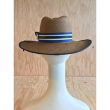 Women Ladies Hat La Finca Panama Hat - Brown Fashion Straw Navy Blue - 4D's T&D Inc