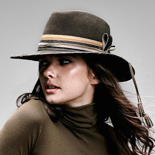 Cordillera Fedora Hat - Olive Headwear fashion - 4D's T&D Inc
