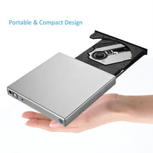 External CD Burner DVD/CD Reader Player USB 2.0 for Windows Mac OS Laptop Computer - 4D's T&D Inc