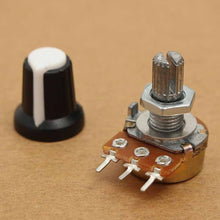 2 Pk X 5 Pcs Ea 10K Ohm Potentiometer B10K 3-pin Linear Taper Rotary Pots Shaft 15mm New Part Deal - 4D's T&D Inc