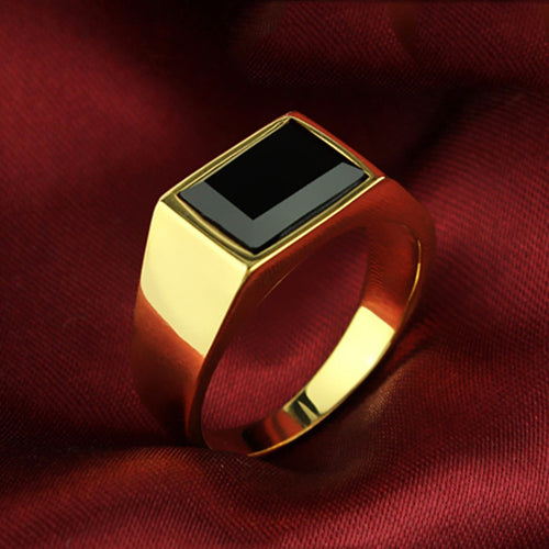 Dark Ruby Titanium Steel Ring Men and Women Fashion Jewelry - 4D's T&D Inc
