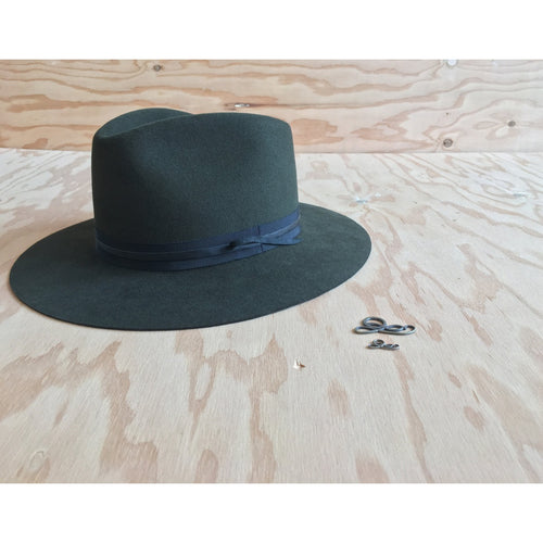 Sierra Fedora Hat - Olive Handmade - 4D's T&D Inc