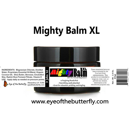 Mighty Balm XL - Magnesium Muscle Rub - 4D's T&D Inc
