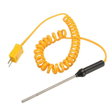 Black  K Type High Temperature Thermometer Pyrometer & Probe Set 1300°C 2327°F - 4D's T&D Inc