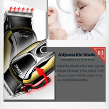 Turbocharged 2018 New 110v-240v Rechargeable Hair Clipper Professional Hair Trimmer Adjustable 5W Hair Clipper Men Kids Haircut Tool - 4D's T&D Inc