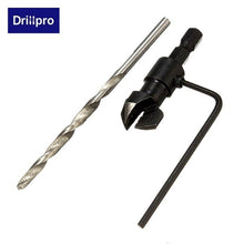 4Pcs HSS Tapered Wood Drill Bit Set Quick Change Countersink Hex Shank Drill Screw Size: #6, #10, #13, #16 (Size: Quick Change D - 4D's T&D Inc