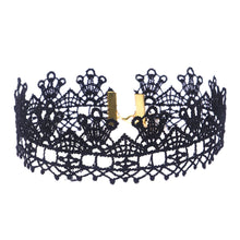 10 Pieces Women Choker Necklace Set Stretch Velvet Classic Gothic Tattoo Lace Choker - 4D's T&D Inc