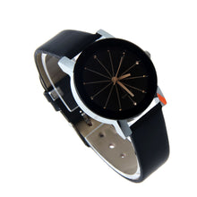 1 Pair Men and Women Quartz Dial Clock Leather Wrist Watch Round Case - 4D's T&D Inc