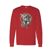 Unisex Long Sleeve Shirt Wolves With Dreamcatcher - 4D's T&D Inc