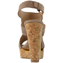 Slingback Peep Toe Platform Wedge Sandal - 4D's T&D Inc