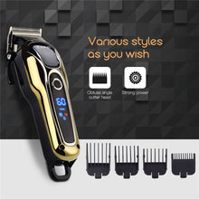 Turbocharged 2018 New 110v-240v Rechargeable Hair Clipper Professional Hair Trimmer Adjustable 5W Hair Clipper Men Kids Haircut Tool - 4D's T&D Inc