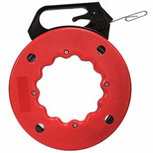Fish Tape Reel - 25 Feet - Impact Case for Electricians Pull Communication Wire Cable Line From Drywall Ceiling Electrical Tool - 4D's T&D Inc