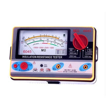Insulation resistance meter TY6045 (100V-250V-500V-1000V) ANALOG INSULATION TESTER 0.5-2000M Ohm Resistance test pen - 4D's T&D Inc