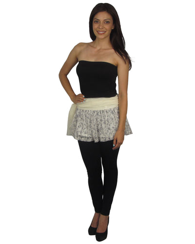 Floral flared mini skirt a - 4D's T&D Inc