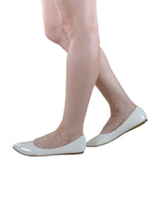 Pointed Toe Glossy Texture Flats - 4D's T&D Inc